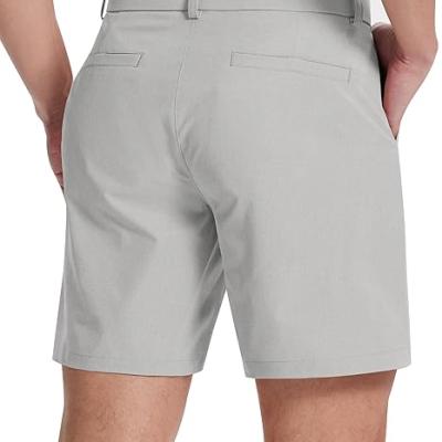 Mens Golf Shorts 7 Inch Inseam Flat Front Hybrid Stretch Dress Casual Work Shorts with 5 Pockets Lightweight Quick Dry