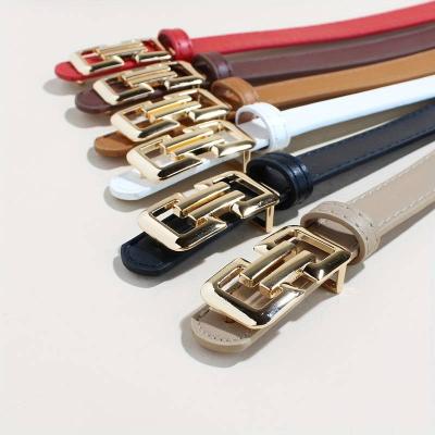 Women'S Fashion Waist Accessory with Decorative Buckle