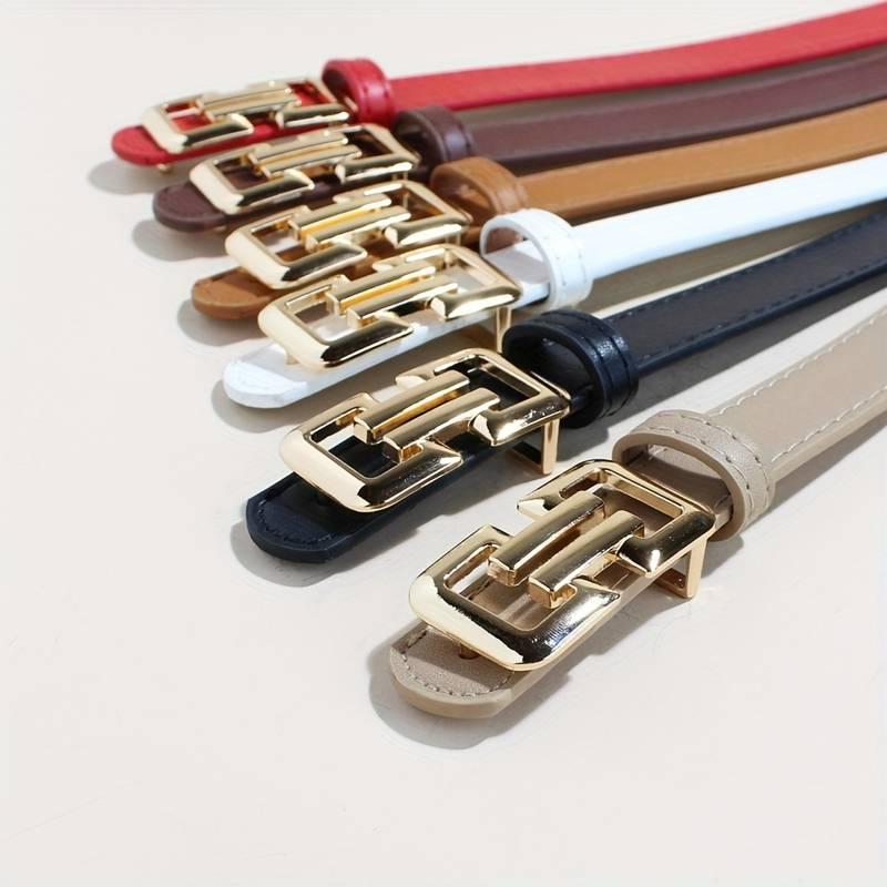 Women'S Fashion Waist Accessory with Decorative Buckle