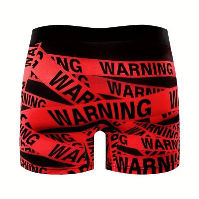 Men'S Breathable Athletic Boxer Briefs with Red Eye Graphic - Lightweight, Quick-Dry, Elastic Waistband
